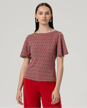 Carica l'immagine nel visualizzatore di Gallery, Surkana - Maglia Medaglioni Floreali Rosso