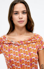 Carica l'immagine nel visualizzatore di Gallery, -50% Surkana - Abito corto fantasia arancio - M