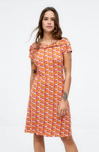 Carica l'immagine nel visualizzatore di Gallery, -50% Surkana - Abito corto fantasia arancio - M