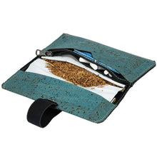 Carica l'immagine nel visualizzatore di Gallery, Porta tabacco in sughero basic - Turchese