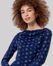 Carica l'immagine nel visualizzatore di Gallery, Surkana - Maglia Geometrie Blu