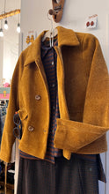 Carica l'immagine nel visualizzatore di Gallery, Surkana - Giacca cappottino Ocra - XS e S