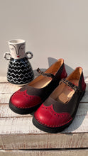 Carica l'immagine nel visualizzatore di Gallery, Da Vinci - Scarpette baby Rosso e Moka