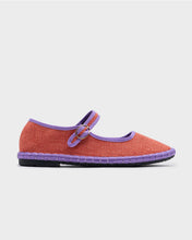 Carica l'immagine nel visualizzatore di Gallery, Ballerine Espadrillas Mattone e Lilla - solo 38 (calza 37)