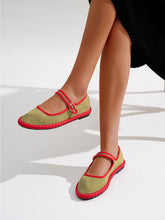 Carica l'immagine nel visualizzatore di Gallery, Ballerine Espadrillas Kiwi e Arancio