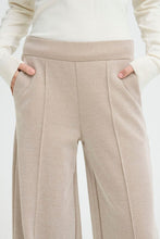 Carica l'immagine nel visualizzatore di Gallery, Ichi - Pantalone Kate Piquè Seppia - cropped