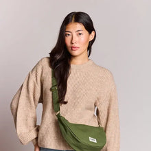 Carica l'immagine nel visualizzatore di Gallery, Hindbag - Borsa mezzaluna canvas - vari colori