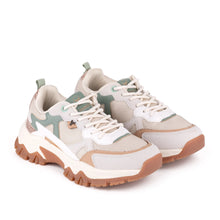 Carica l'immagine nel visualizzatore di Gallery, Yumas - Sneaker Panna e Salvia