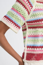 Carica l'immagine nel visualizzatore di Gallery, Ichi - Maglia Tricot multicolor
