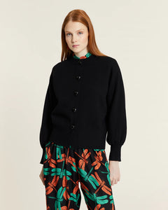 Pepa Loves - Cardigan Nero bottoni Cuore