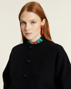 Pepa Loves - Cardigan Nero bottoni Cuore