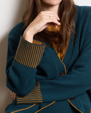 Carica l&#39;immagine nel visualizzatore di Gallery, Surkana - Maxi Cardigan Petrolio
