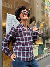 Carica l'immagine nel visualizzatore di Gallery, BYoung - Camicia Scozzese Bordeaux e Azzurro
