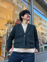 Carica l&#39;immagine nel visualizzatore di Gallery, Ichi - Blazer Scozzese Nero
