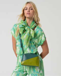 Surkana - Borsetta Verde Bicolor