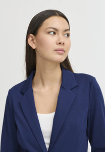 Ichi - Giacca elasticizzata Kate Blu Marina