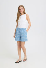 Carica l'immagine nel visualizzatore di Gallery, Ichi - Shorts Denim Ricamo Flowers
