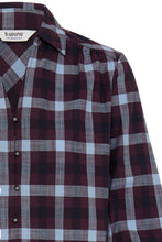 Carica l'immagine nel visualizzatore di Gallery, BYoung - Camicia Scozzese Bordeaux e Azzurro
