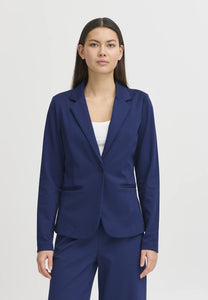 Ichi - Giacca elasticizzata Kate Blu Marina