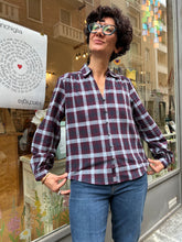 Carica l'immagine nel visualizzatore di Gallery, BYoung - Camicia Scozzese Bordeaux e Azzurro
