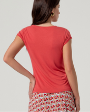 Carica l'immagine nel visualizzatore di Gallery, Surkana - Tshirt manica corta bambù Geranio
