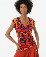 Carica l&#39;immagine nel visualizzatore di Gallery, Surkana - Maglia afro Arancione
