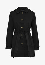 Carica l&#39;immagine nel visualizzatore di Gallery, PROMO! BYoung - Trench Nero - tutte le taglie

