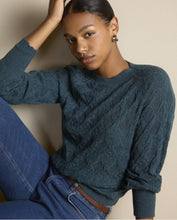 Carica l'immagine nel visualizzatore di Gallery, Surkana - Maglione lavorato Petrolio
