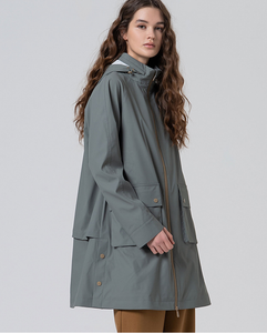 Surkana - Impermeabile con fodera in pile Grigio