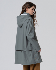 Surkana - Impermeabile con fodera in pile Grigio