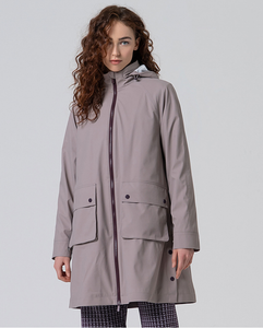 Surkana - Impermeabile con fodera in pile Malva