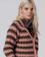 Carica l'immagine nel visualizzatore di Gallery, Surkana - Cardigan Fantasia Rosa e Verdone
