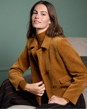 Carica l'immagine nel visualizzatore di Gallery, Surkana - Giacca cappottino Ocra - XS e S
