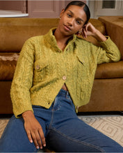 Carica l'immagine nel visualizzatore di Gallery, Surkana - Cardiganone giallo melange
