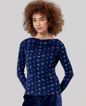 Carica l'immagine nel visualizzatore di Gallery, Surkana - Maglia Geometrie Blu
