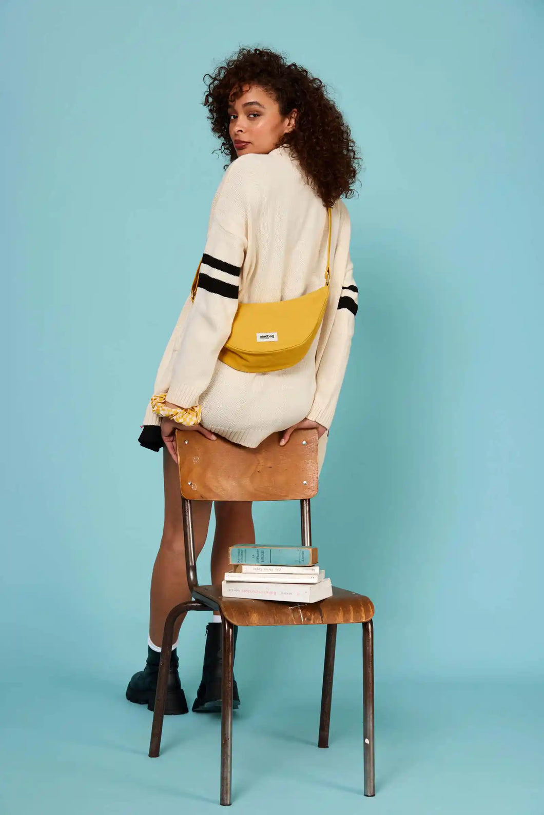 Hindbag - Borsa mezzaluna Zafferano