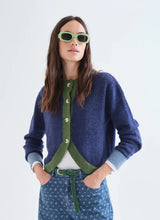 Carica l'immagine nel visualizzatore di Gallery, Compania Fantastica - Cardigan Blu e Verde
