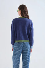 Carica l'immagine nel visualizzatore di Gallery, Compania Fantastica - Cardigan Blu e Verde
