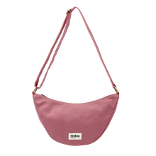 Carica l'immagine nel visualizzatore di Gallery, Hindbag - Borsa mezzaluna canvas - vari colori
