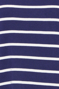 BYoung - Tshirt righe in filato di viscosa - Blu