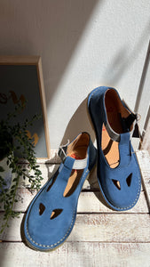 Scarpette occhietti Bluette