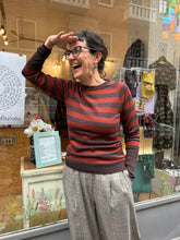 Carica l'immagine nel visualizzatore di Gallery, BYoung - Pull Righe Caffè e Bruciato
