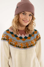Carica l'immagine nel visualizzatore di Gallery, Danefae - Maglione Nordico 50% lana Panna - XS e S
