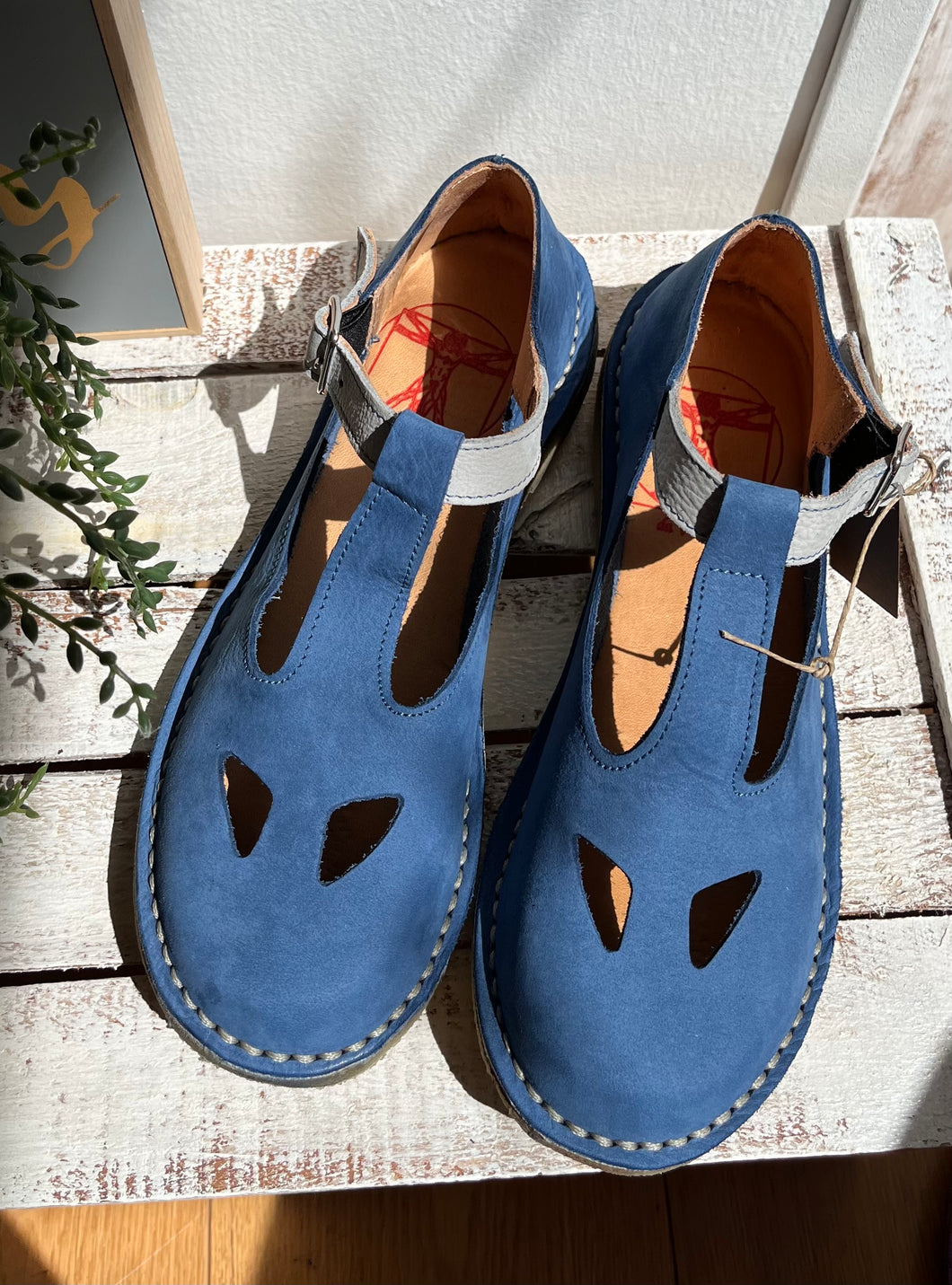 Scarpette occhietti Bluette