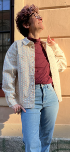 Ichi - Giubbino Jeans fiocchetti
