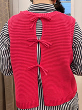 Carica l'immagine nel visualizzatore di Gallery, Ichi - Gilet fiocchi Fucsia
