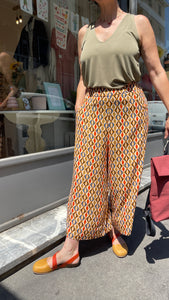 Xantik - Pantalone cropped Biglie - S M L XL