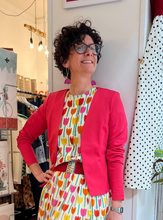 Carica l'immagine nel visualizzatore di Gallery, Ichi - Giacca Kate corta elasticizzata fucsia
