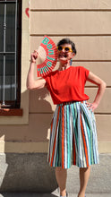 Carica l'immagine nel visualizzatore di Gallery, Circus - Gonna Righe Multicolor
