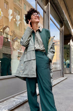 Carica l&#39;immagine nel visualizzatore di Gallery, BYoung - Pantalone classico verde bosco melange
